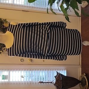 beige by eci striped dress Peyson Maxi Dress in Cream/Black Stripe – Isalis